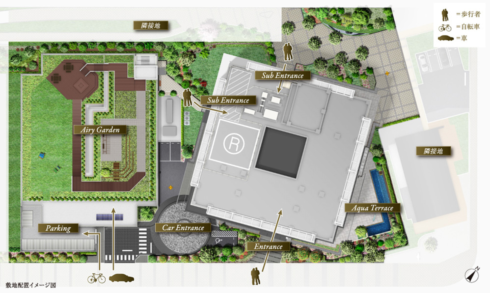 敷地配置イメージ図
