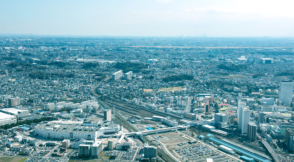 海老名駅再開発全景